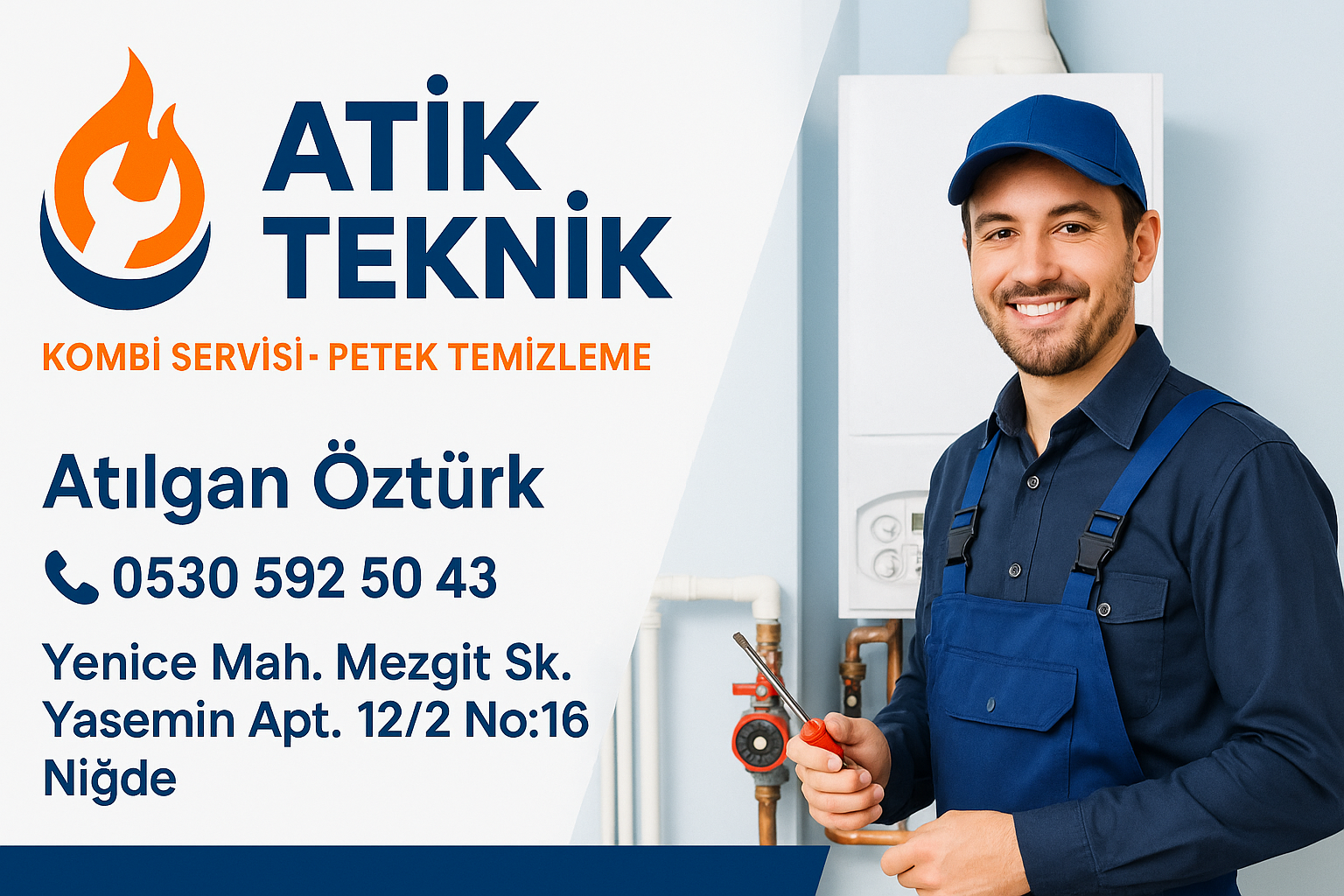 Niğde Kombi Servisi Petek Temizleme